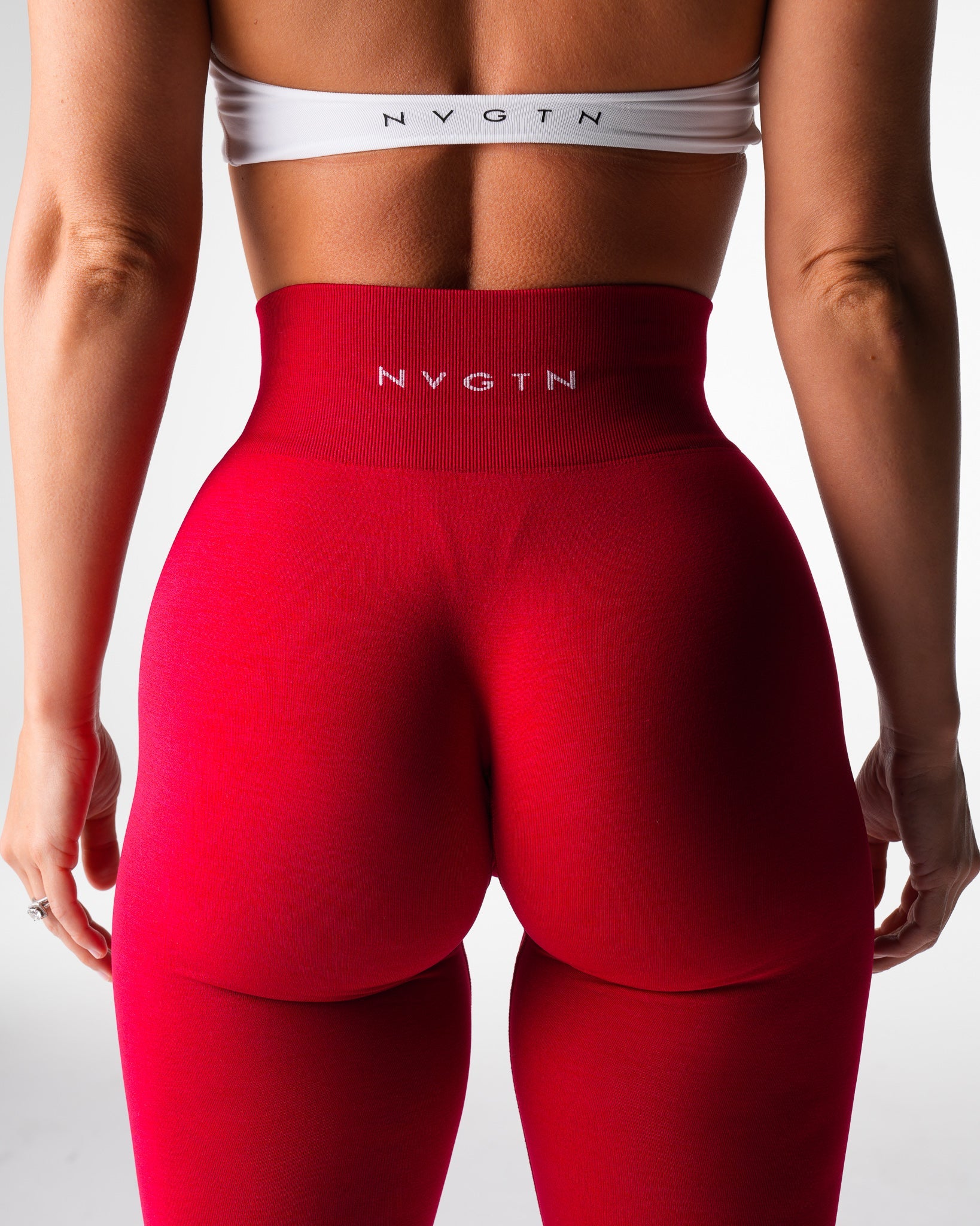 Cherry Red Discover Seamless Leggings