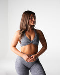 Grey Breakthrough Stunner Seamless Halter Bra