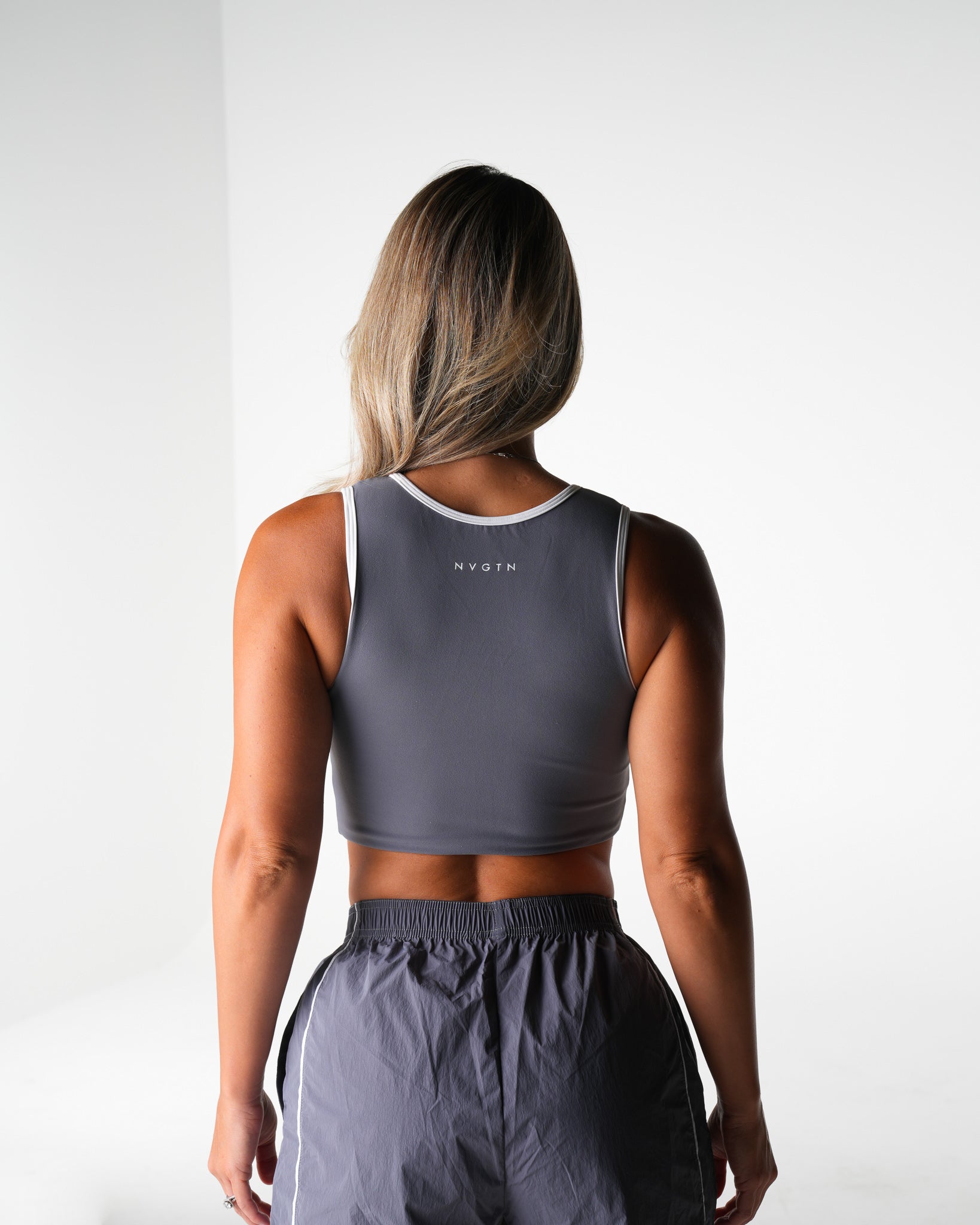 Grey Classic Stride Bra