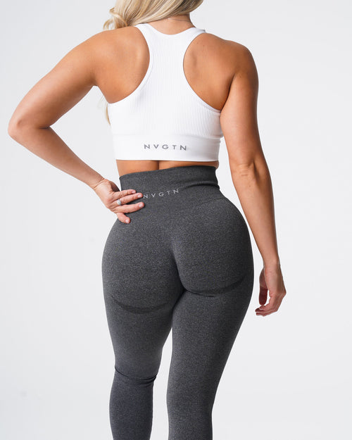 Black Speckled Contour Seamless Leggings
